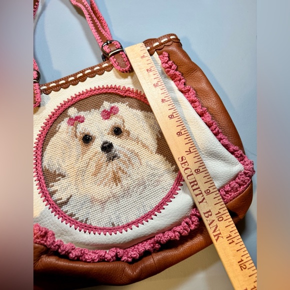 Vintage Isabella Fiore Dog Purse-Leather - Picture 10 of 13
